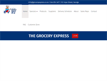 Tablet Screenshot of groceryexpress.co.za